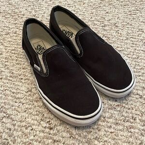 Black Slip-on Vans